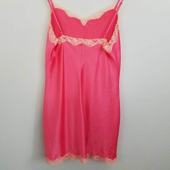 Victoria's Secret Peachy-Pink Satin & Lace Slip - Picture 7 of 7